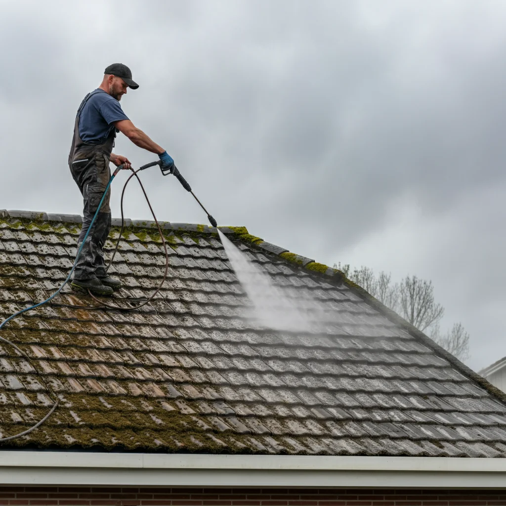 Demoussage de toiture en Belgique : methodes, prix et frequence 2026